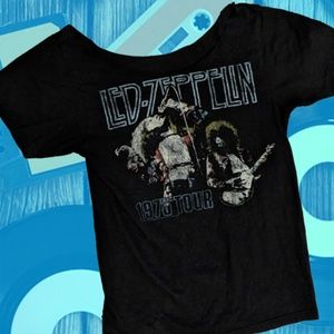Zeppelin Graphic Scoop Tee